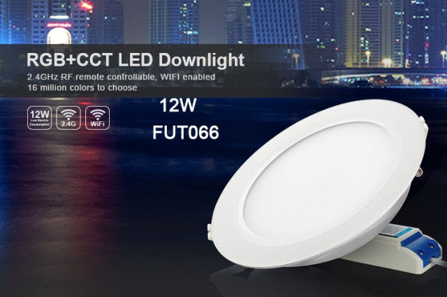 Miboxer 6W/9W/12W/15W/18W RGB+CCT LED Downlight Dimmable LED Ceiling Spotlight AC110V 220V FUT062/FUT063/FUT066/FUT068/FUT069