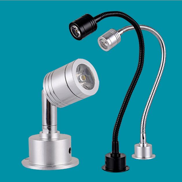 led downlight spotlight 1W/3w jewelry light 110v 220v showcase lamp straight lamp mini cabinet lights include driver