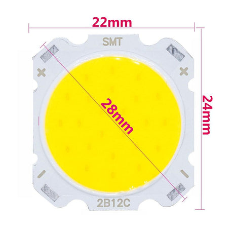 10pcs a lot 3W/5W/7W/10W/12W/15W High Power LED COB Light Beads 2422 LED lamp Bead LED Bulb Chip Spot Light Downlight Diode Lamp - LED Lights For Sale : Affordable LED Solutions : Wholesale Prices