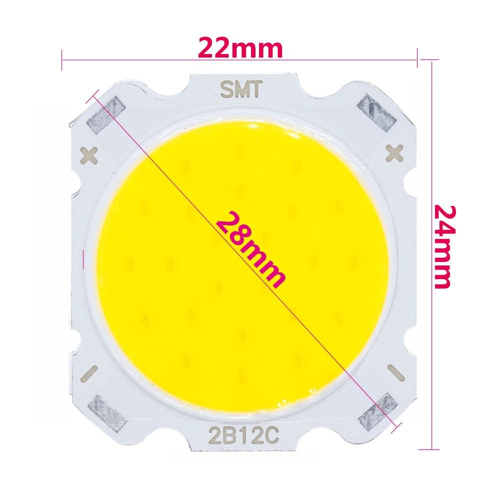 10pcs a lot 3W/5W/7W/10W/12W/15W High Power LED COB Light Beads 2422 LED lamp Bead LED Bulb Chip Spot Light Downlight Diode Lamp - LED Lights For Sale : Affordable LED Solutions : Wholesale Prices