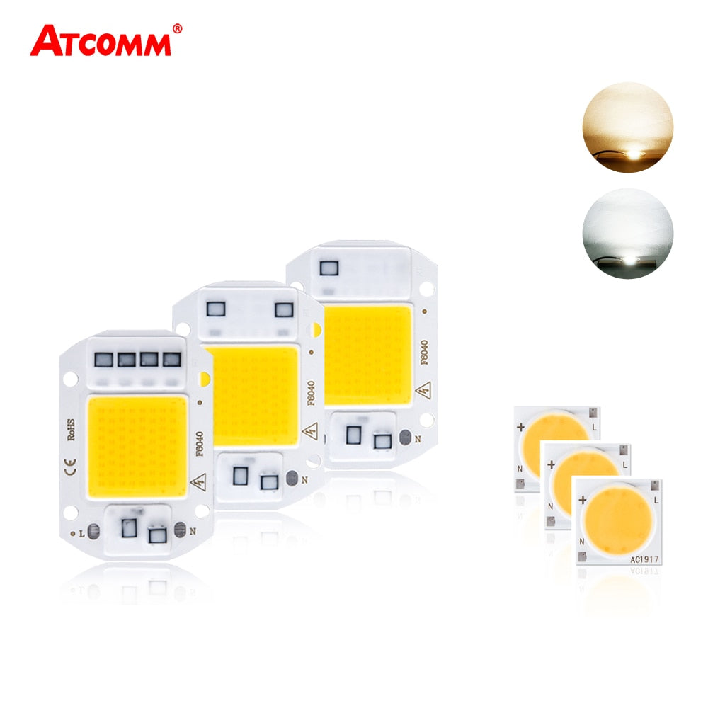 COB LED Light Matrix 220V 3W 5W 7W 9W 12W 15W 20W 30W 50W LED Diode Array Spotlight Floodlight Downlight Source Warm/Cold White