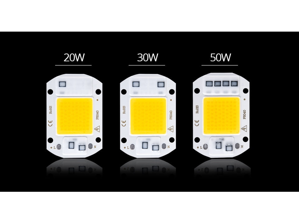 COB LED Light Matrix 220V 3W 5W 7W 9W 12W 15W 20W 30W 50W LED Diode Array Spotlight Floodlight Downlight Source Warm/Cold White