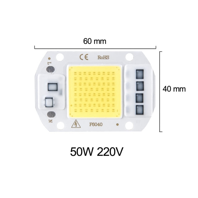 COB LED Light Matrix 220V 3W 5W 7W 9W 12W 15W 20W 30W 50W LED Diode Array Spotlight Floodlight Downlight Source Warm/Cold White