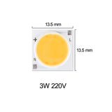 COB LED Light Matrix 220V 3W 5W 7W 9W 12W 15W 20W 30W 50W LED Diode Array Spotlight Floodlight Downlight Source Warm/Cold White