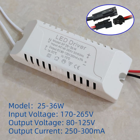 LED Driver 3W 5W 7W 9W 10W 12W 15W 18W 20W 24W 36W Power Supply Unit Downlight Lighting Transformers Adapter For LED Lights DIY