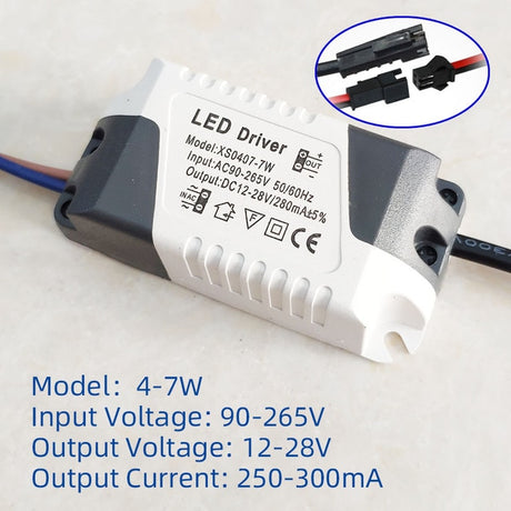 LED Driver 3W 5W 7W 9W 10W 12W 15W 18W 20W 24W 36W Power Supply Unit Downlight Lighting Transformers Adapter For LED Lights DIY