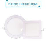 LED Ultra thin Downlight lamp 24W 18W 12W 9W 6W 3W AC110V 220V led ceiling recessed grid downlight slim round square panel light