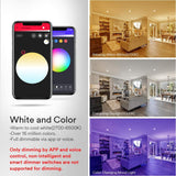 Tuya Zigbee Smart LED Downlight RGBCW 3.5/4inch Recessed Downlight Dimmable Compatible SmartThings Echo Plus Google Home Hue Hub