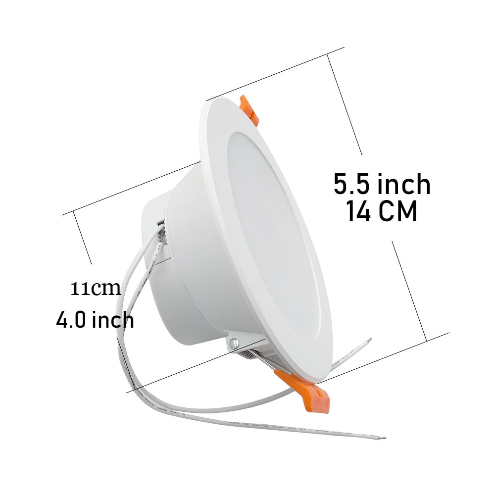 Tuya Zigbee Smart LED Downlight RGBCW 3.5/4inch Recessed Downlight Dimmable Compatible SmartThings Echo Plus Google Home Hue Hub