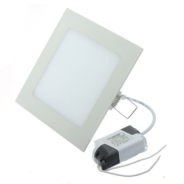 Ultra Thin LED Panel Downlight 3W 4W 6W 9W 12W 15W 25W Square LED Ceiling Recessed Light AC85-265V LED Panel dimmable lamps
