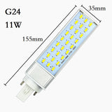 Brand New LED Lampada G24 E27 9W 11W 13W 15W 18W 30W LED downlight Horizontal Plug lamp Light Bombillas led Corn Bulbs Spotlight