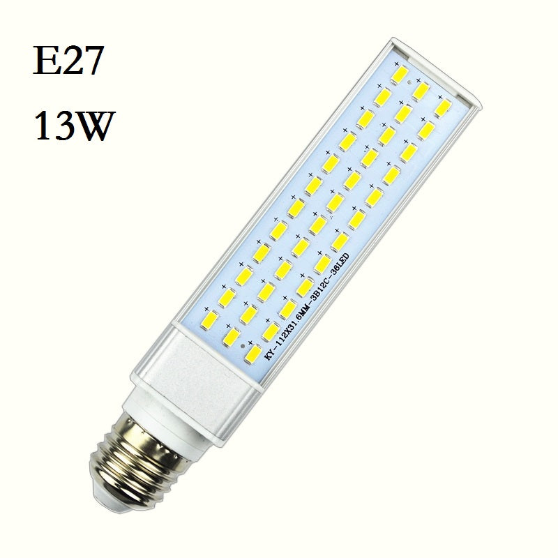 Brand New LED Lampada G24 E27 9W 11W 13W 15W 18W 30W LED downlight Horizontal Plug lamp Light Bombillas led Corn Bulbs Spotlight