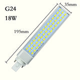 Brand New LED Lampada G24 E27 9W 11W 13W 15W 18W 30W LED downlight Horizontal Plug lamp Light Bombillas led Corn Bulbs Spotlight
