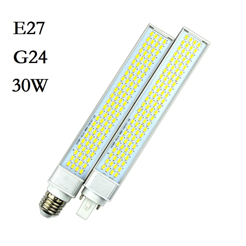 Brand New LED Lampada G24 E27 9W 11W 13W 15W 18W 30W LED downlight Horizontal Plug lamp Light Bombillas led Corn Bulbs Spotlight