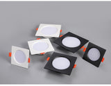 LED Ceiling Lamp 12W Square Dimmable Downlight 3W 5W 7W 9W Recessed Spot light Built-in focos 230v 240v Indoor Home Lighting