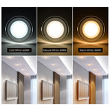 LED Downlight 5W 9W 12W 15W 18W New Fashion Recessed Round Ceiling Lamp AC 220V 230V 240V Indoor Lighting Warm White Cold White