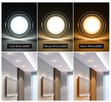 LED Downlight 5W 9W 12W 15W 18W New Fashion Recessed Round Ceiling Lamp AC 220V 230V 240V Indoor Lighting Warm White Cold White