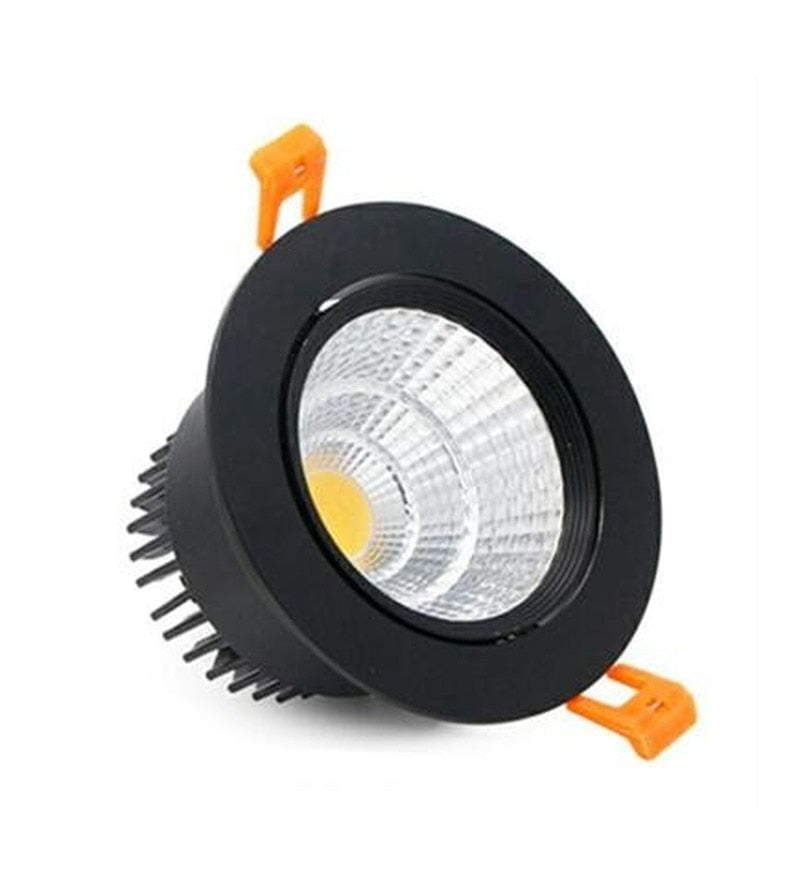 round Dimmable Recessed LED Downlights 3w 5W 7W 9W 12W 15W 18W COB LED Ceiling Lamp Spot Lights AC110-220V LED Lamp
