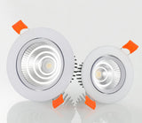 round Dimmable Recessed LED Downlights 3w 5W 7W 9W 12W 15W 18W COB LED Ceiling Lamp Spot Lights AC110-220V LED Lamp
