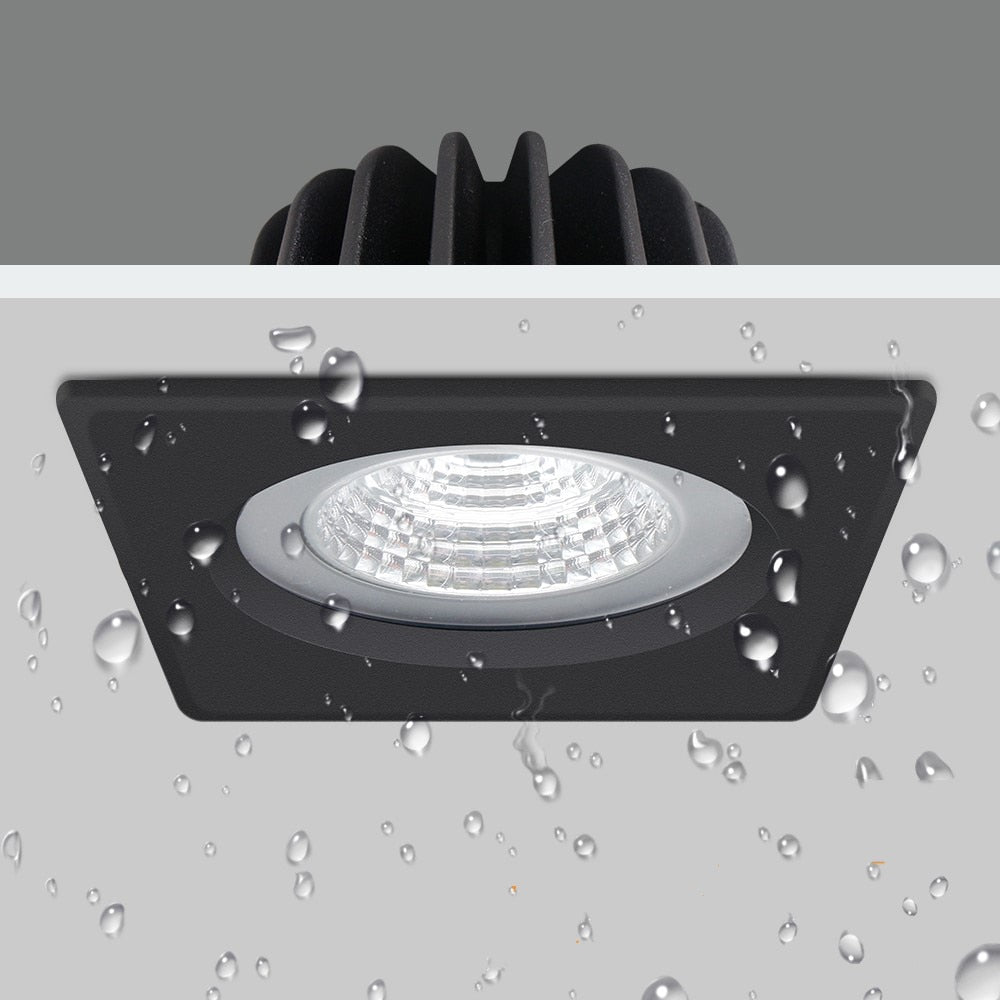 IP65 Waterproof LED spot light 15w 12w 9w 7w Square downlight led Recessed Ceiling lamp For Balcony Bathroom lighting lights