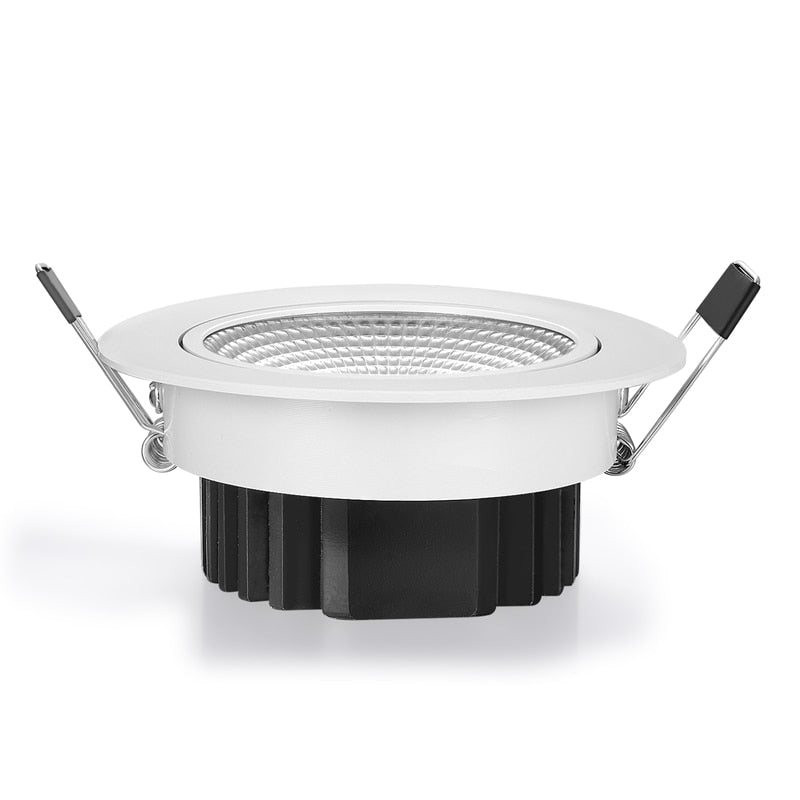 Super bright LED recessed LED spotlight with dimmable COB 5W 7W 9W 12W LED spotlight LED decorative ceiling light AC/DC 12V