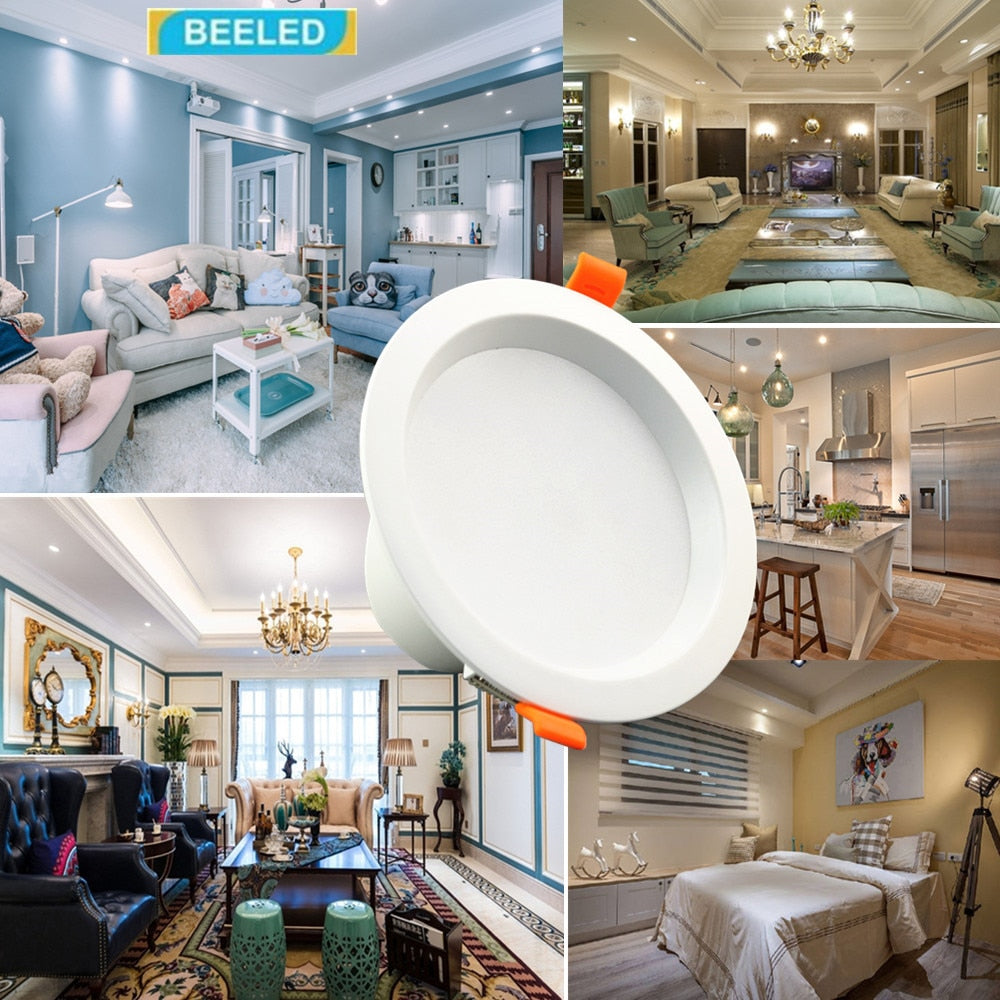 led downlights 3W 5W 7W 9W 12W 15W LED downlight Recessed LED Ceiling light Spot Light Lamps white LED Bulb lamp home decor
