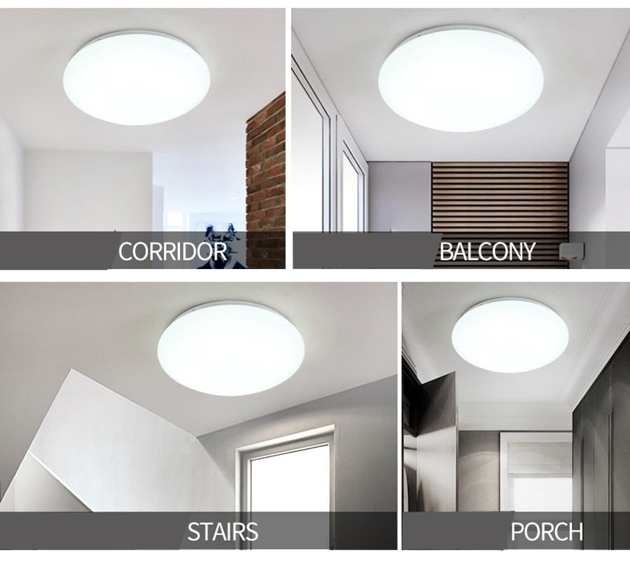 Human radar induction light Downlight 18W/24W  5730 SMD 220V garage corridor stairways