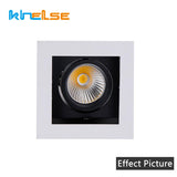Recessed Square LED Grill Downlight Base Ceiling Mount Adjustable Frame Bracket GU10 MR16 Lamp Holder Spot Light Fitting Fixture