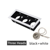 Recessed Square LED Grill Downlight Base Ceiling Mount Adjustable Frame Bracket GU10 MR16 Lamp Holder Spot Light Fitting Fixture