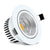 Round/Square Recessed LED Dimmable Downlight COB 6W 9W 12W 15W LED Spot Light LED Decoration Ceiling Lamp AC 110V/220V