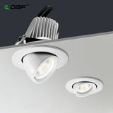 LED Downlight dimmable 7W 10W 15W 20W adjustable 360 Degree Recessed LED Ceiling Spot Light  AC110V 220V Trunk downlight LED