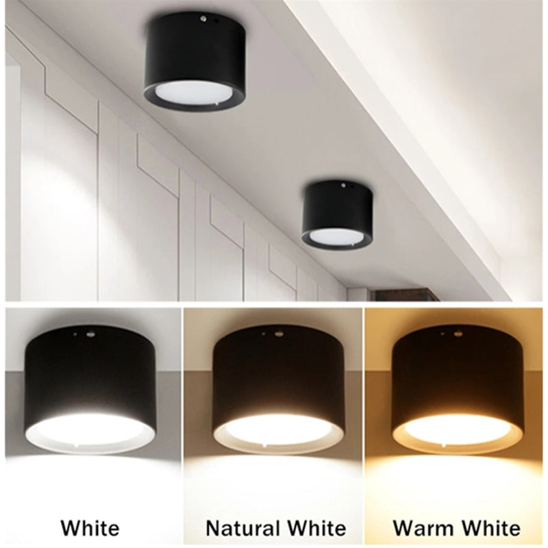 Surface Mounted 5W 7W 9W 12W 15W LED downlight Driverless Ceiling Lamps led spot lights Ceiling Fixtures Lighting Indoor Light