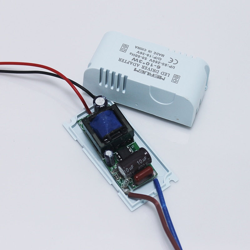 LED Driver AC85-265V 110V 220V 6-10*3W 18W/21W/24W/27W/30W Power Supply Lighting Transformers for LED Strip Downlight Fireproof