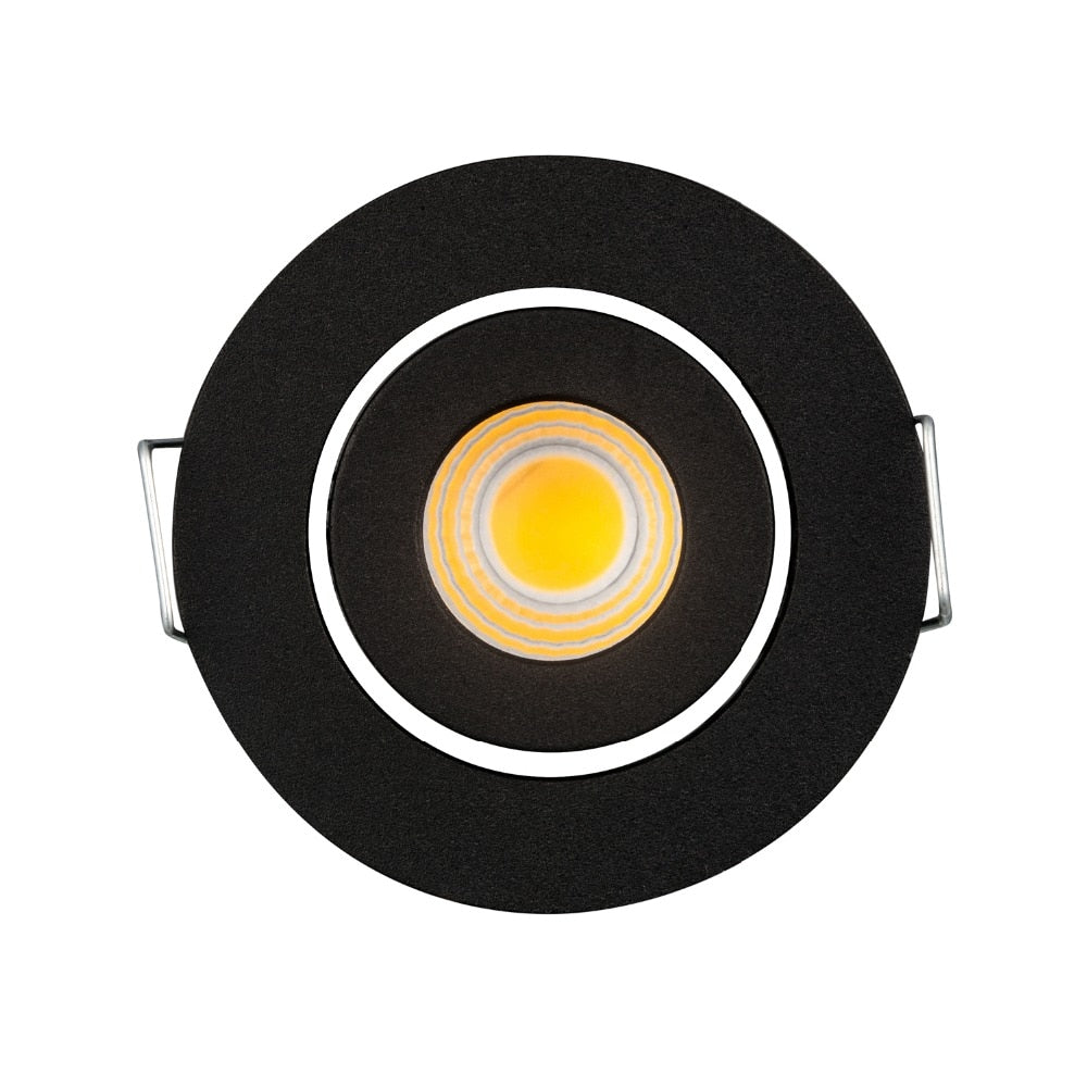 Led 3W Downlight White/Black/Golden/Silver Body Dimmable Spot COB LED mini ceiling light Indoor LED Spot Lighting