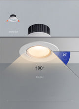 Led Downlights Recessed Lamp 5W 9W 12W Down Light Modern Receseed Led Spot lights Living room 110/220V Spot Led Light Fixture