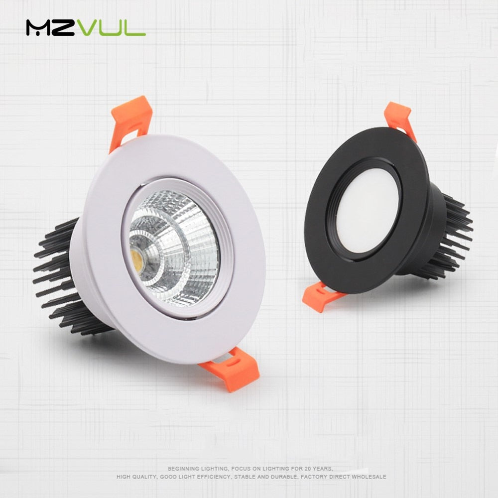 Led Downlights Recessed Lamp 5W 9W 12W Down Light Modern Receseed Led Spot lights Living room 110/220V Spot Led Light Fixture