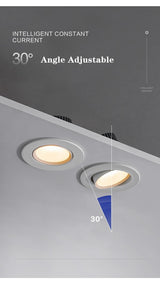 Led Downlights Recessed Lamp 5W 9W 12W Down Light Modern Receseed Led Spot lights Living room 110/220V Spot Led Light Fixture