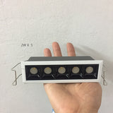 Uniform Illumination 2W 10W 20W 30W Invisible Source CRI90 Dimmable TRIAC 0-10V Recessed Linear Led Downlight Modern Home Lamp