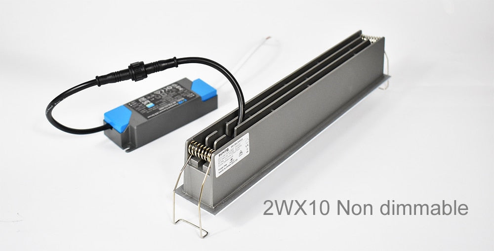 Uniform Illumination 2W 10W 20W 30W Invisible Source CRI90 Dimmable TRIAC 0-10V Recessed Linear Led Downlight Modern Home Lamp