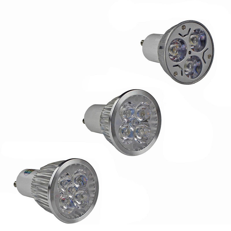 Bright 9W 12W 15W GU10 MR16 LED Bulbs Light 12V 110V 220V Dimmable GU10 Led Spotlights Red Green Blue Yellow White LED downlight