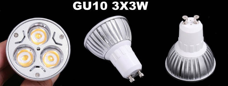 Bright 9W 12W 15W GU10 MR16 E27 GU5.3  LED Bulbs Light 12V 110V 220V Dimmable GU10 Led Spotlights Warm/Cool White LED downlight
