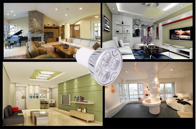 Bright 9W 12W 15W GU10 MR16 LED Bulbs Light 12V 110V 220V Dimmable GU10 Led Spotlights Red Green Blue Yellow White LED downlight