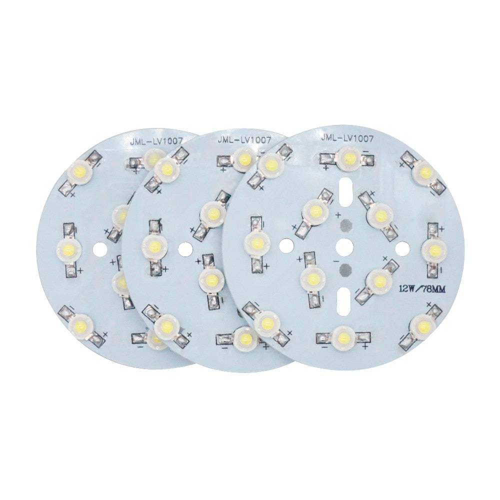 Power LED COB 3W 12W 24W Light Bulb On Board For LED Diode Light Lamp Spotlight Downlight Lamps For home Panel Light Repair PCB