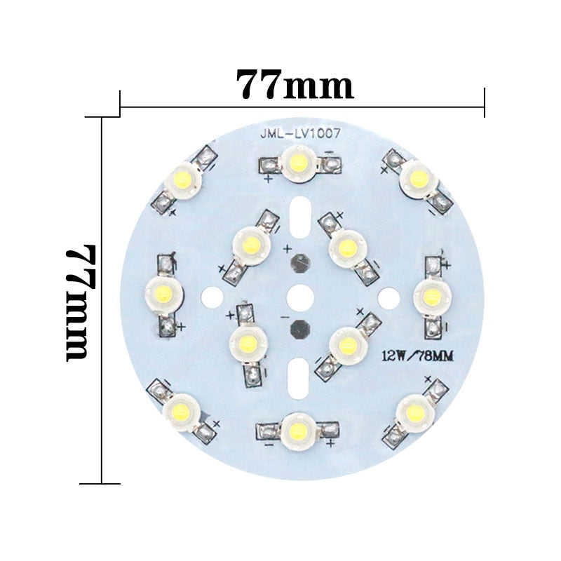 Power LED COB 3W 12W 24W Light Bulb On Board For LED Diode Light Lamp Spotlight Downlight Lamps For home Panel Light Repair PCB