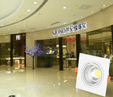 Square Dimmable Recessed LED Downlights 7W 9W 12W 15W COB LED Ceiling Spot Lights AC110-220V Warm Cold White LED Indoor Lighting
