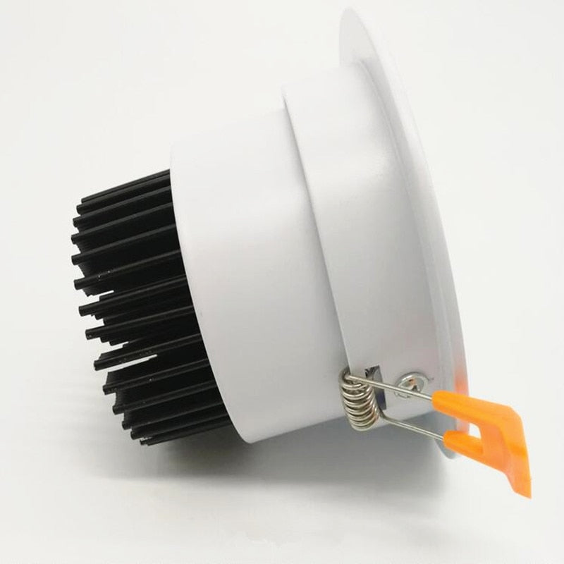 High Brightness Dimmable Recessed LED Downlights 9W 12W 15W COB LED Ceiling Spot Lights 110-240V LED Ceiling Lamps Indoor Lighting