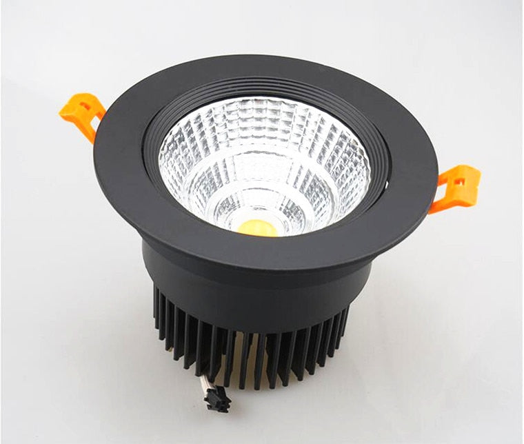 High Brightness Dimmable Recessed LED Downlights 9W 12W 15W COB LED Ceiling Spot Lights 110-240V LED Ceiling Lamps Indoor Lighting