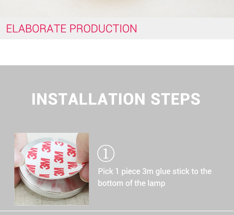 Cabinet Spotlight Household Ultra-thin 9mm Showcase Surface Mounted LED Panel Light DC12V Kitchen Furniture Mini Small Downlight