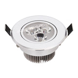 Dimmable LED Downlight 3W 4W 5W 7W Spot LED 110V 220V Recessed Linghting Silver house Pure Nature / Daylight Warm White