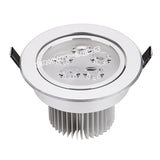 Dimmable LED Downlight 3W 4W 5W 7W Spot LED 110V 220V Recessed Linghting Silver house Pure Nature / Daylight Warm White